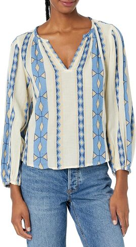 Velvet by Graham & Spencer Women's Nanni Jacquard Blouse in Saudi Arabia