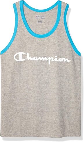 Champion Men's Classic Jersey Tank, Script Logo in Saudi Arabia
