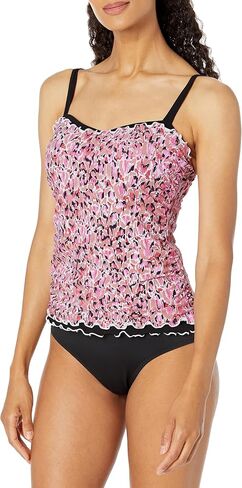Profile by Gottex Women's Standard Pretty Wild D-Cup Tankini in Kuwait