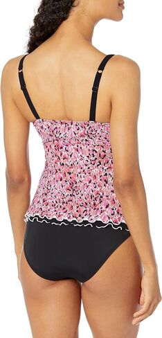 Profile by Gottex Women's Standard Pretty Wild D-Cup Tankini in Kuwait
