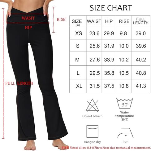 Y-blue سراويل اليوغا Bootcut مع جيوب للنساء كروس واسعة الساق مضيئة طماق انقسام هيم Bootleg كامل طول العمل السراويل in Kuwait