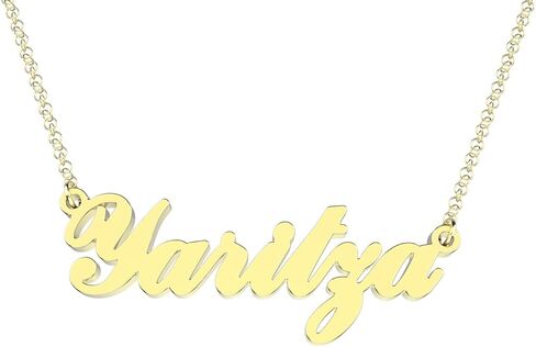 قلادة Haobase حرف Y تحمل اسمًا شخصيًا، قلادة أنيقة تحمل اسم لوحة الاسم، مجوهرات هدايا شخصية للنساء والفتيات المراهقات in Kuwait