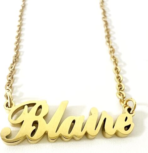 قلادة Haobase حرف Y تحمل اسمًا شخصيًا، قلادة أنيقة تحمل اسم لوحة الاسم، مجوهرات هدايا شخصية للنساء والفتيات المراهقات in Kuwait