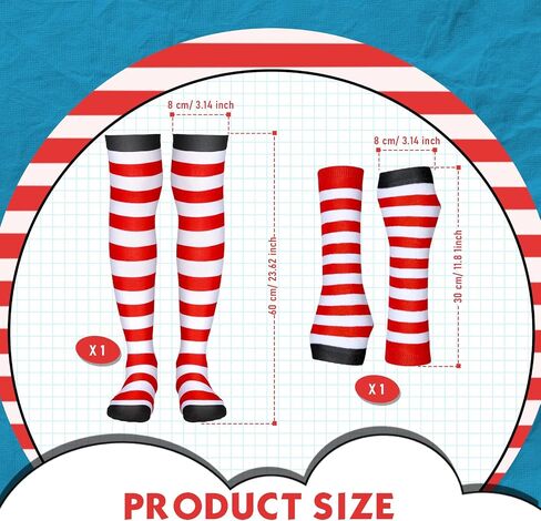 Leyndo Cat Costume Set Cat Ear Headband Bowtie Cat Tail Long Arm Warmers Stretchy Striped Stockings for Cosplay Party in Saudi Arabia