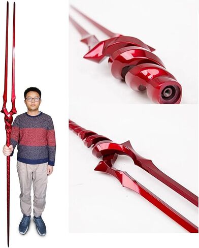 2024 رمح حصري من Longinus Metal Ayanami Rei دعائم أزياء سلاح الرمح بالحجم الكامل in Kuwait