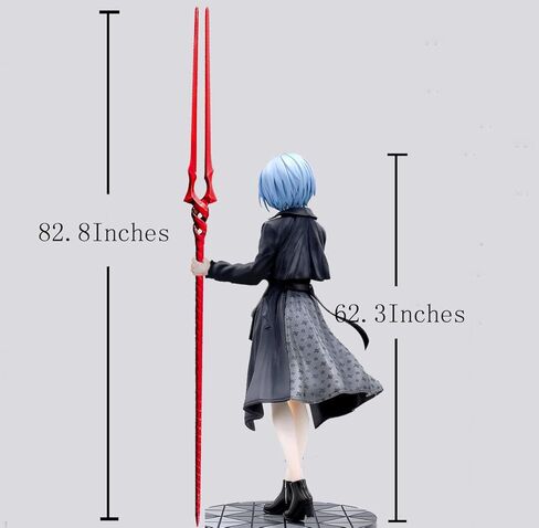 2024 رمح حصري من Longinus Metal Ayanami Rei دعائم أزياء سلاح الرمح بالحجم الكامل in Kuwait