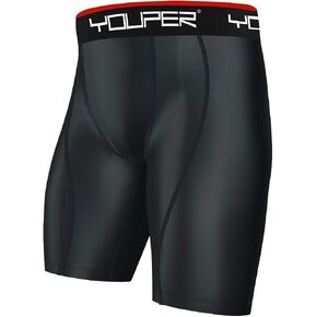 Youper Athletic Supporter, Compression Shorts w/Cup Pocket, Youth Sizes in Kuwait
