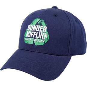 Concept One NBC's The Office Dunder Mufflin Recycle Adjustable Curved Brim Snapback Hat
