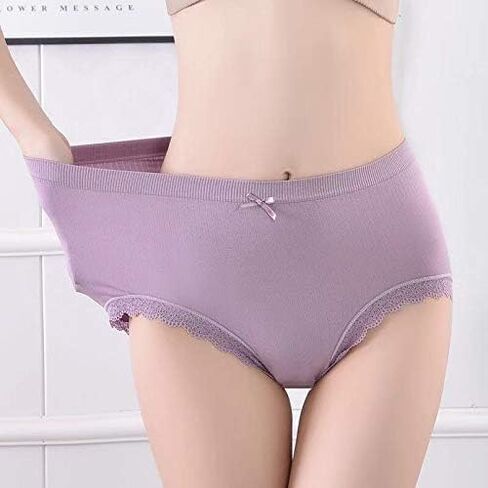 جوارب PACKO SOCKS مكونة من 6 قطع ملابس داخلية عالية الخصر بعد الولادة وملابس داخلية على شكل حرف C بعد الولادة - قماش فائق النعومة وقابل للتمدد in Kuwait