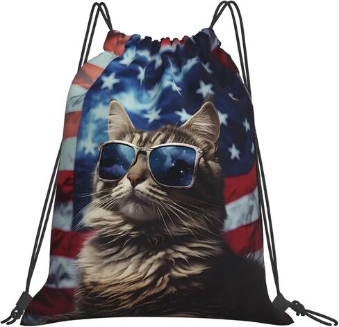 TumzfhQ Cat Drawstring Backpack Bag for Men Women Kids Boys Girls Sports Gym Dance Yoga Sackpack in Saudi Arabia