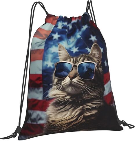 TumzfhQ Cat Drawstring Backpack Bag for Men Women Kids Boys Girls Sports Gym Dance Yoga Sackpack in Saudi Arabia