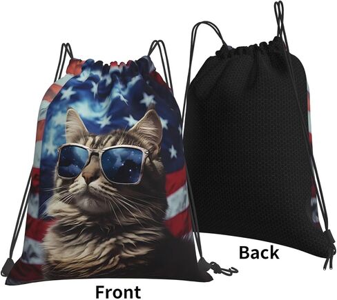 TumzfhQ Cat Drawstring Backpack Bag for Men Women Kids Boys Girls Sports Gym Dance Yoga Sackpack in Saudi Arabia