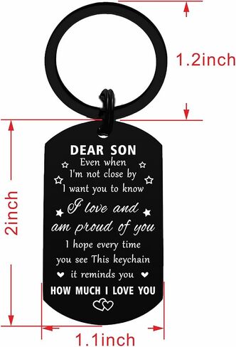 Son Valentine's Day Gifts from Mom, Son Birthday Gifts, Remember I Love You Son Gifts in Kuwait