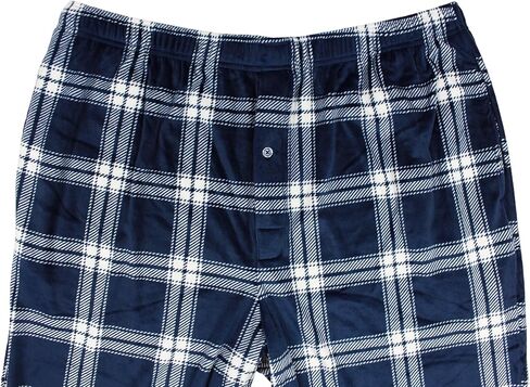 Roundtree & Yorke Men's Big and Tall Super Soft Microplush Sleep Bottoms Pajama Pants in Saudi Arabia
