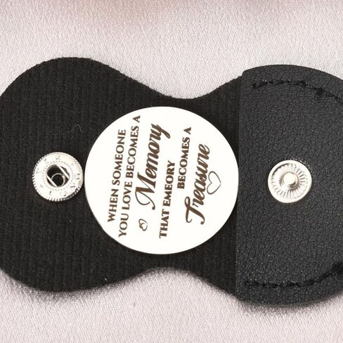 Sisadodo Pocket Hug Token Long Distance Relationship Keepsake Gifts for Women Birthday Christmas Gifts With Leather Keychain in Saudi Arabia
