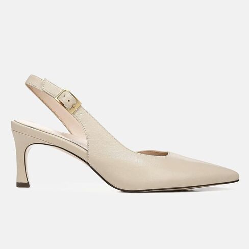 Womens Slingback Heels Low Kitten Pumps Pointed Toe Stiletto Elegant Office Dress Shoes in Saudi Arabia