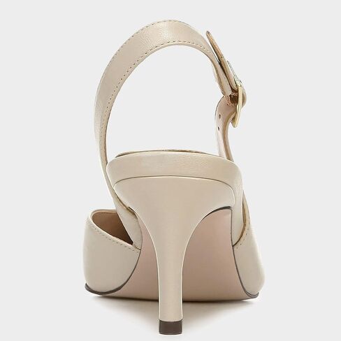 Womens Slingback Heels Low Kitten Pumps Pointed Toe Stiletto Elegant Office Dress Shoes in Saudi Arabia