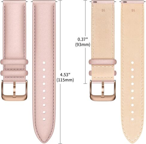 LEUNGLIK Genuine Leather Watch Strap Vintage Retro Style Band Classic Wristband Compatible with Universal Watch, Quick Easy Release Replacement Watchband for Men Women in Saudi Arabia