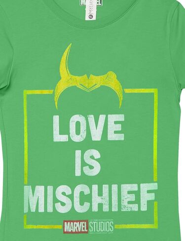 Marvel Girl's Love is Mischief T-Shirt in Saudi Arabia