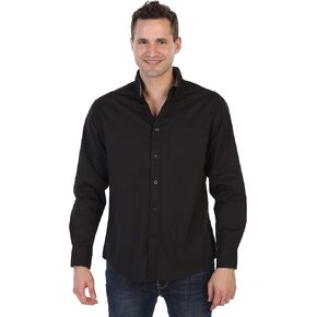 جيوبرتي قميص اوكسفورد للرجال مصنوع من القطن بنسبة 100% مع تباين in Kuwait