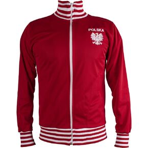 سترة JL Sport بولندا/Polska سترة رياضية لكرة القدم بسحاب للرجال in Kuwait