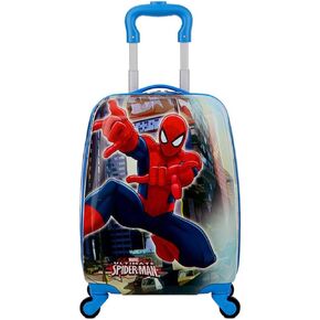 CUSALBOY 18 inch Luggage for Boy and Girl with Spinner Wheels Suitcases with Wheels -Travel Luggage (red 1)