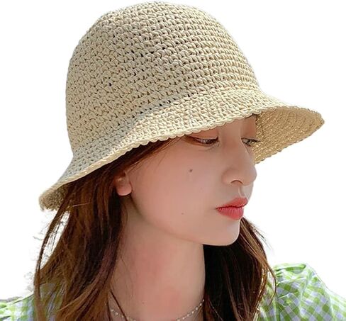 قبعات الشمس دلو الشمس النسائية القابلة للطي، قبعة الشاطئ الصيفية المحمولة، قبعة الصيد النسائية، قبعة الشمس للشاطئ in Kuwait