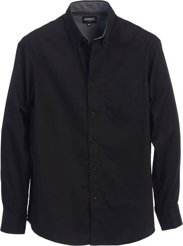 جيوبرتي قميص اوكسفورد للرجال مصنوع من القطن بنسبة 100% مع تباين in Kuwait