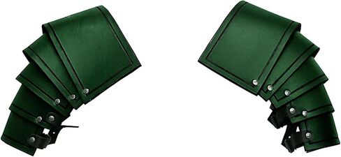 Necvior قابل للتعديل فو بو الجلود مزدوجة الكتف الدروع الجسم مربط صدر تأثيري حلي ملحق فارس واقي للذراع جلدية الكتف الكتف في القرون الوسطى in Kuwait