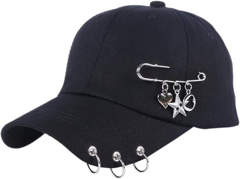 XRDSS Unisex Ring Chain Baseball Caps Summer Street K-Pop Hip Hop Hat Trucker in Saudi Arabia