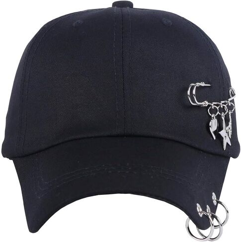 XRDSS Unisex Ring Chain Baseball Caps Summer Street K-Pop Hip Hop Hat Trucker in Saudi Arabia