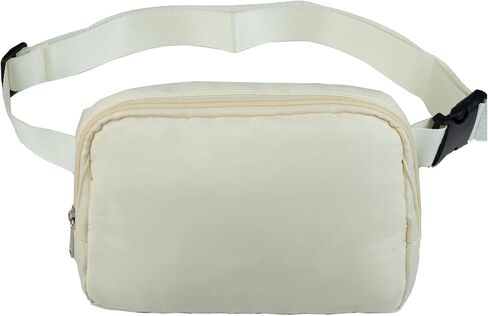 حقائب فاني باك كروس للنساء، حقائب خصر أنيقة بحزام صغير ليمون دوبس مع حزام قابل للتعديل للجري والمشي لمسافات طويلة والتمارين الرياضية والسفر in Kuwait