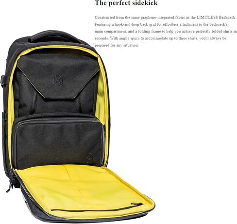 حقيبة ظهر GRAPHENE-X LIMITLESS للرجال مدمجة بالجرافين 25 لتر | حقيبة ظهر للمشي لمسافات طويلة بمعدات تكتيكية عملية من سلسلة EDC (حقيبة ظهر LIMITLESS بسعة 25 لتر، باللون الأسود) in Kuwait
