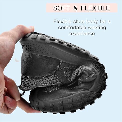 Moodeng أحذية المشي للرجال في الهواء الطلق احذية الجري الانزلاق على حافي القدمين أحذية المشي تنفس موضة حذاء رياضة صندل رياضي للرجال in Kuwait