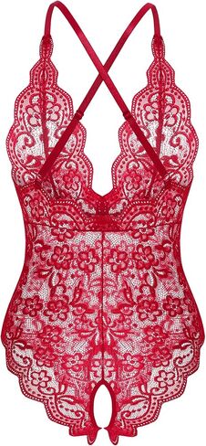 لانجري LNRFHI للنساء قطعة واحدة بيبي دول دانتيل قميص نوم تيدي in Kuwait