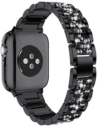 Mosonio Bling Bands for Apple Watch Women and 2P Case,Metal Band for iwatch | Size Options-Fits for Apple Watch Series 11/10/9/8/7/SE/6/5/4/3/2/1/Ultra- 38mm 40mm 41mm 42mm 44mm 45mm 46mm 49mm in Kuwait