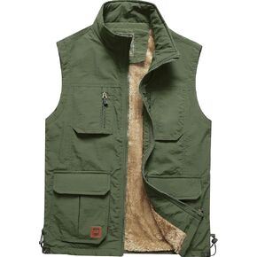 Men's Lightweight Fleece Vest Casual Outdoor Softshell Sleeveless Jacket in Saudi Arabia