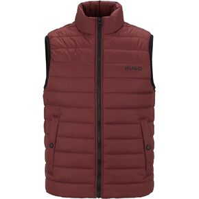 HUGO Men's Stand Collar Puffer Vest