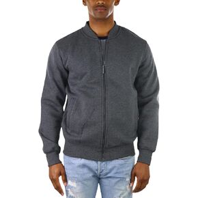 ToBeInStyle Men's Durable and Consistantly Stylish Fleece Bomber Jacket in Kuwait