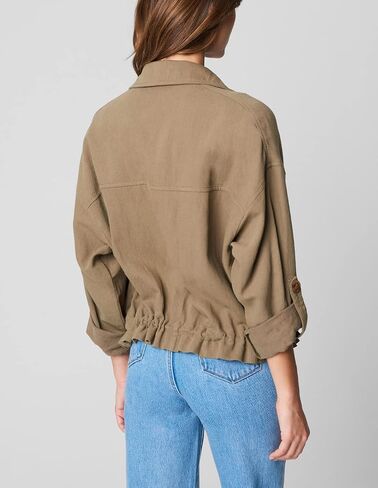 [BLANKNYC] womens Luxury Clothing Utility Parka Jacket Coat With Pockets in Saudi Arabia
