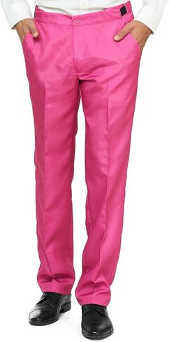 Men's Party Costume - 2 Piece Solid Color Outfit for Halloween Party with Jacket - Pants & Tie in Saudi Arabia