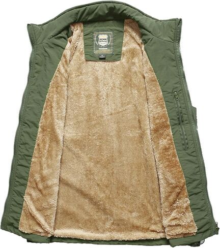 Men's Lightweight Fleece Vest Casual Outdoor Softshell Sleeveless Jacket in Kuwait
