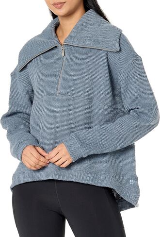 Sweaty Betty Men's Restful Boucle Textured Half Zip Pullover Sweatshirt in Saudi Arabia