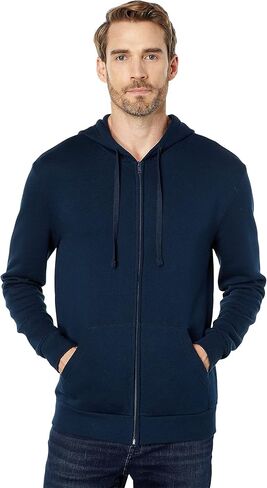 Alternative Men's Hoodie, Eco-Cozy Fleece Full-Zip Hooded Sweatshirt in Kuwait