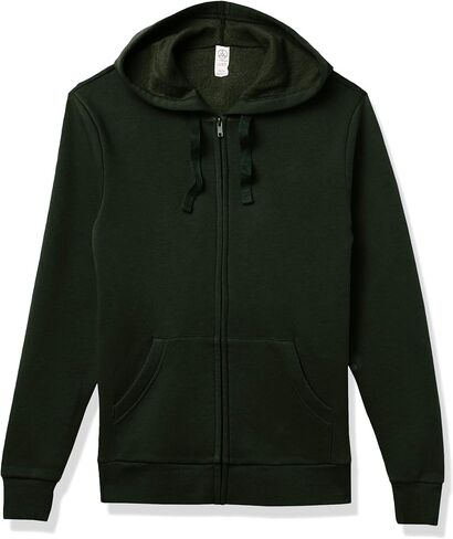 Alternative Men's Hoodie, Eco-Cozy Fleece Full-Zip Hooded Sweatshirt in Kuwait
