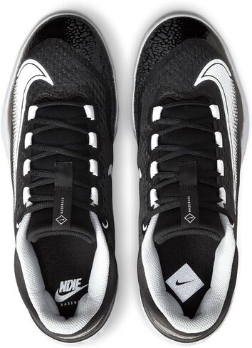 Nike Alpha Huarache Elite 4 Low White/Black Men's Baseball Cleat US in Saudi Arabia
