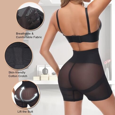 SIMIYA ملابس داخلية للنساء البطن السيطرة على الجسم المشكل السراويل عالية الخصر ملابس داخلية لتشكيل الجسم الأرداف رفع الملابس الداخلية in Kuwait