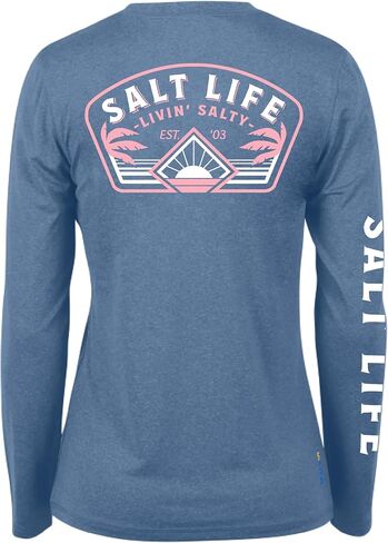 Salt Life Women's Sunlit Long Sleeve Performance Tee in Saudi Arabia