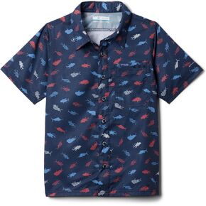 Columbia Boys' Super Slack Tide Short Sleeve Camp Shir