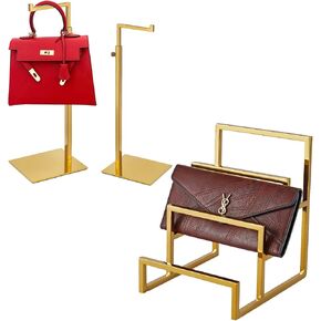 حامل عرض المحفظة الذهبية K KAIDIYIN ورف عرض المحفظة المكون من 3 طبقات in Kuwait